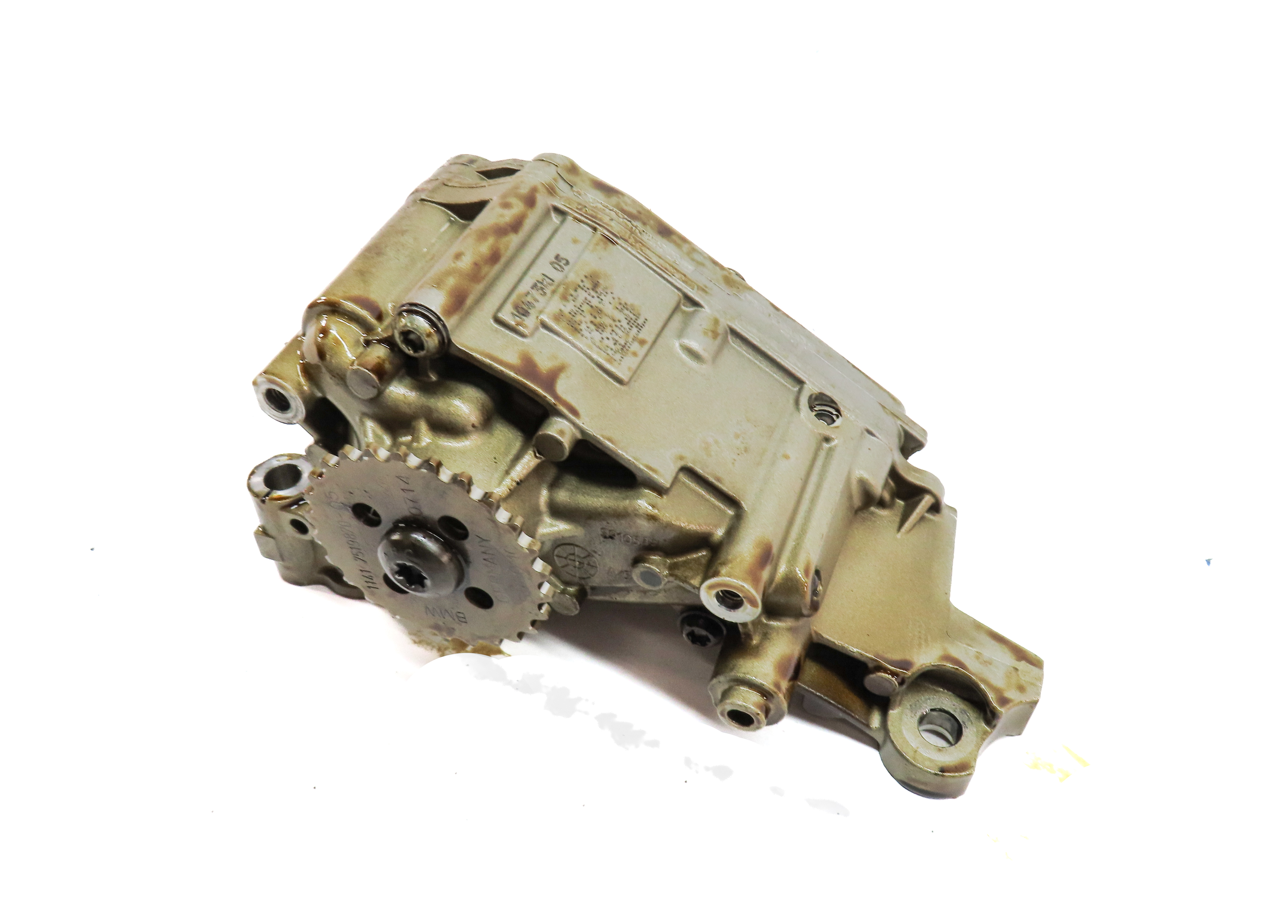 2015 BMW X3 (F25) 3.0L N55 TURBO ENGINE OIL PUMP w/ SPROCKET — exact item pictured